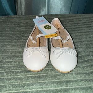 Cat & Jack White Bow Flats